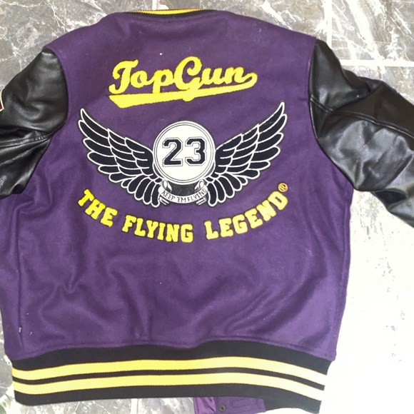 Purple TopGun Jacket Medium - Picture 3 of 4